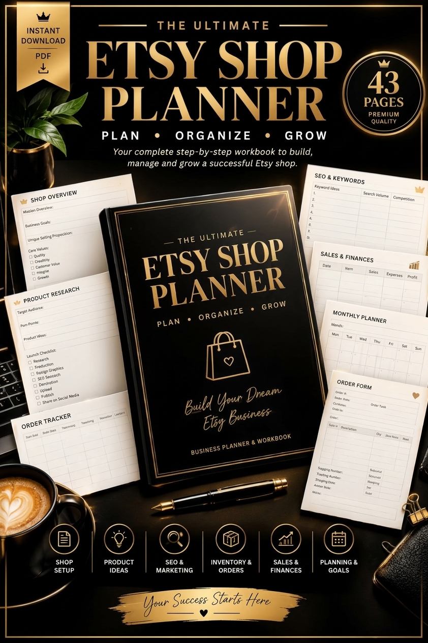 The Ultimate Etsy Shop Planner